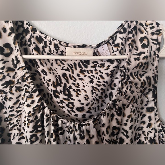 Chico’s animal print tank top ( small/medium) - Picture 3 of 6